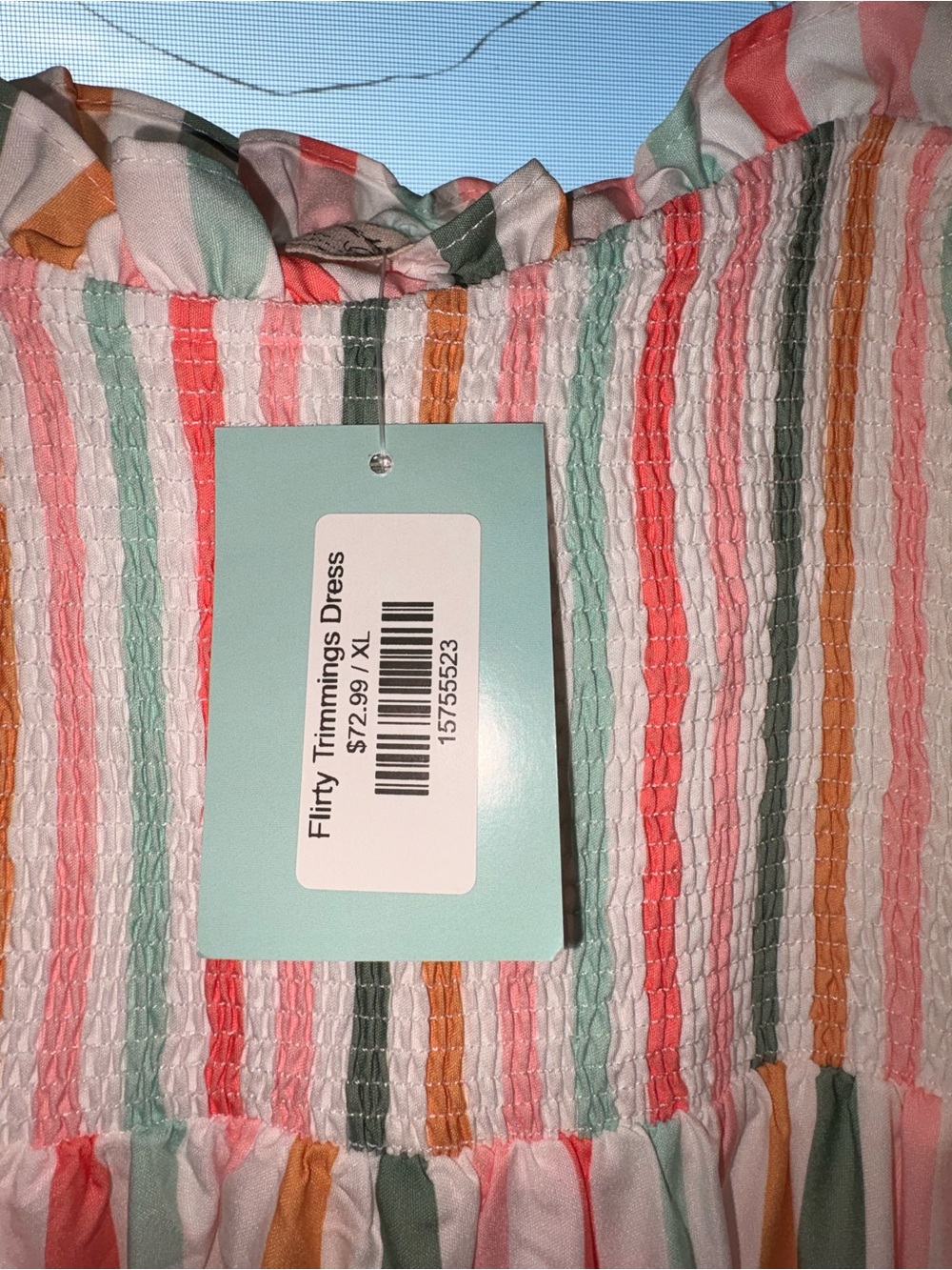 Beeson River Clothing “Flirty Trimmings” Maxi Sundress, Women’s XL w/ Pockets!! - Picture 8 of 10